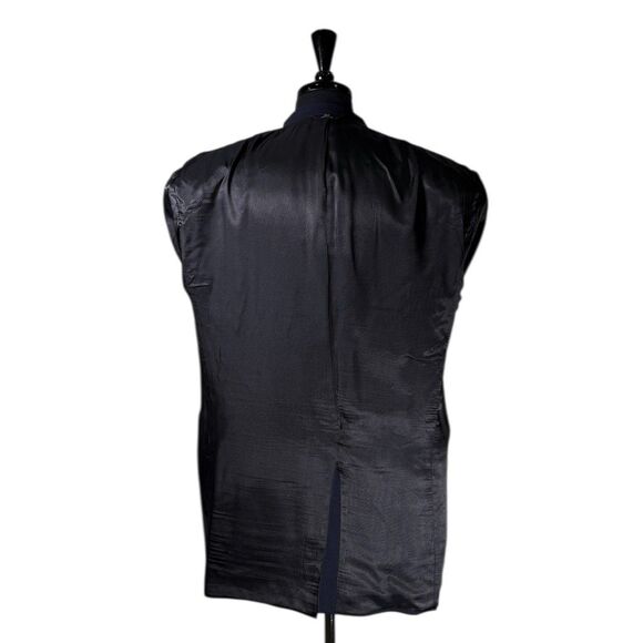 Vintage Brooks Brothers Mens 42L Blue Wool Blazer Sport Coat Jacket Gold Buttons - Picture 3 of 11